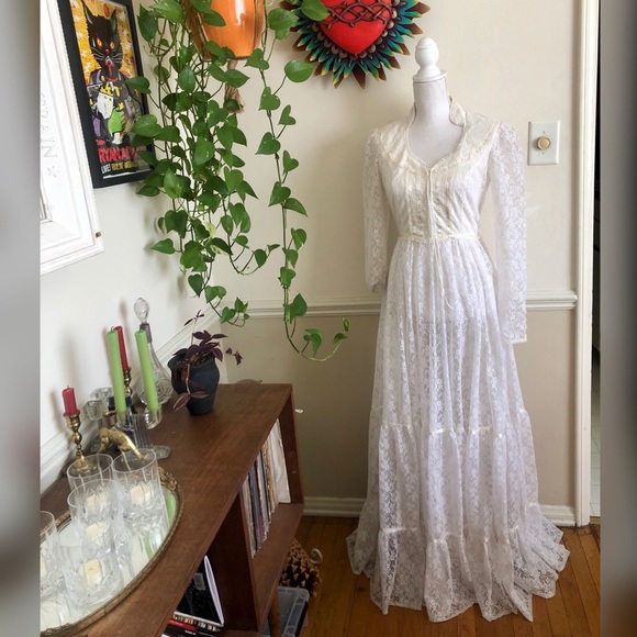 Gunne Sax Dresses & Skirts - 70s Vintage Gunne Sax Prairie Victorian Dress